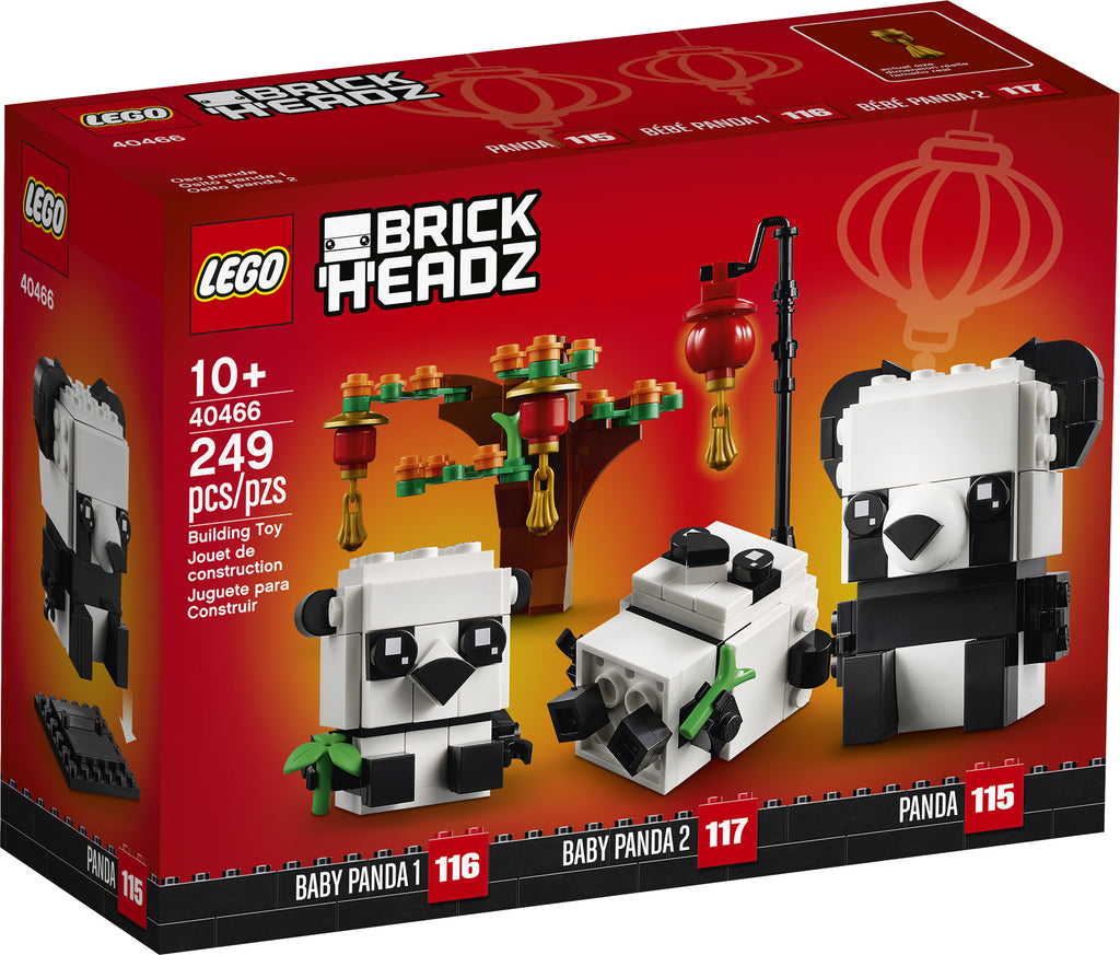 LEGO BrickHeadz 40466 Chinese New Year Pandas box, new sealed