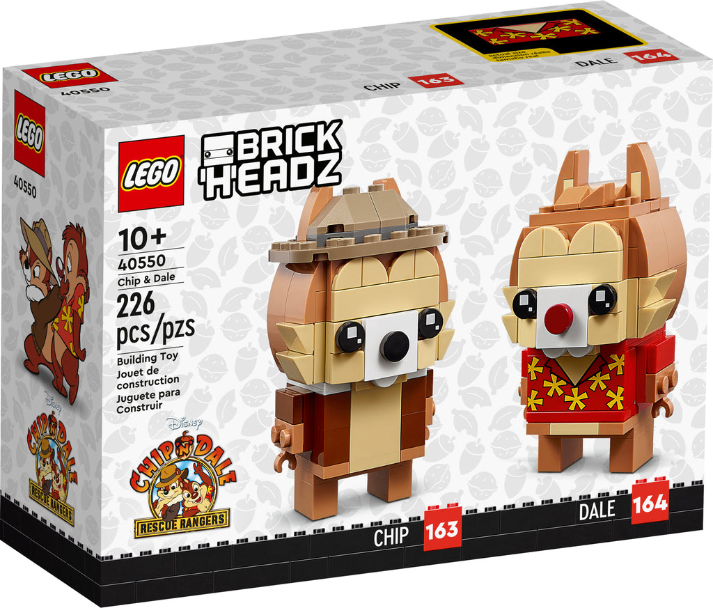 LEGO BrickHeadz 40550 Chip & Dale - New Sealed