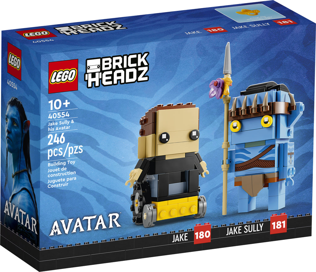 LEGO BrickHeadz 40554 Jake Sully & his Avatar - New Sealed