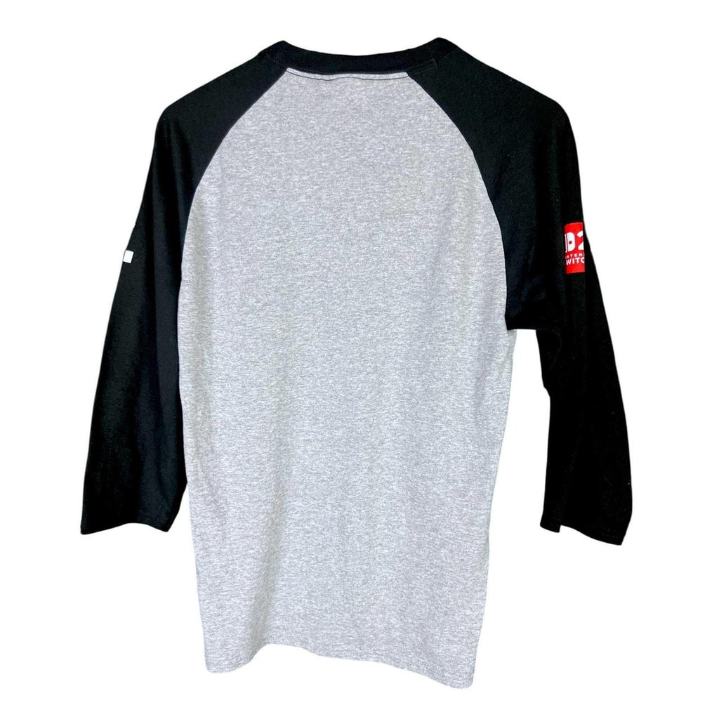Limited Edition Nintendo Mario Kart World Raglan Shirt Men's Large Black Gray